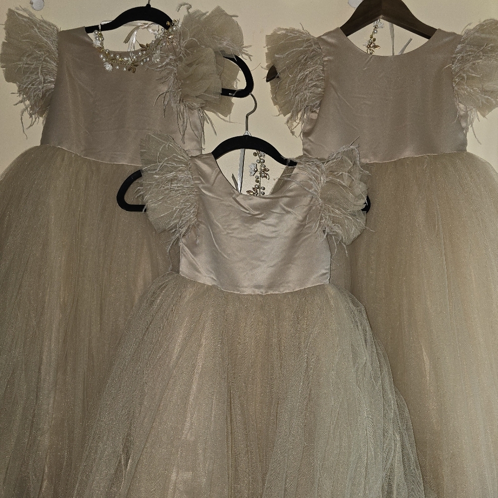 Junior bridesmaid or flower girl dresses